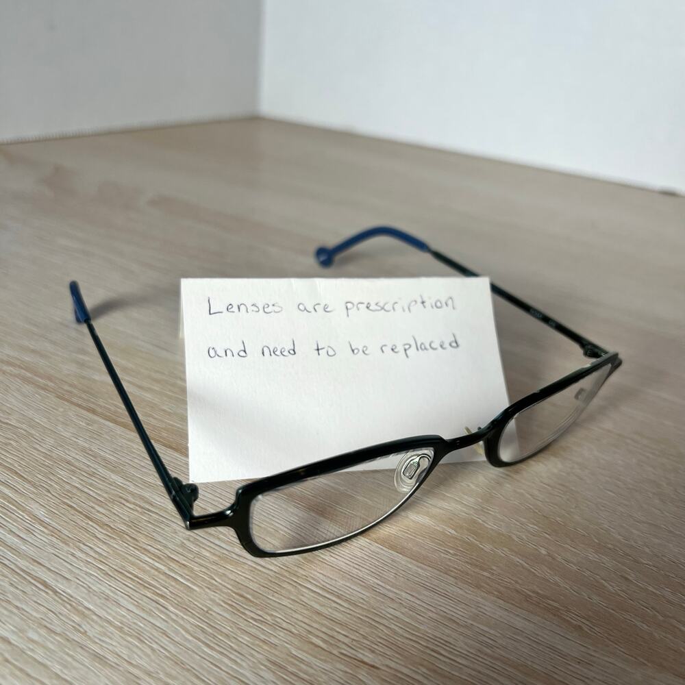 LA Eyeworks Float 410 Eyeglasses Olive Green Titanium One Pair Frames READ
